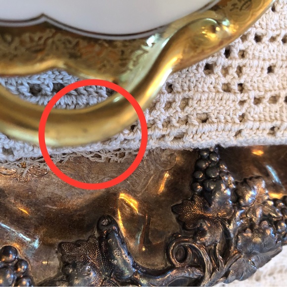 EUC- Uber Rare GDA France Haviland Limoges Calvados Double Handled Olive Platter - Picture 11 of 12